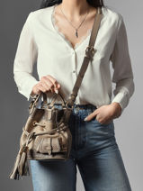 Bucket Bag S Premier Flirt Ayers Leder Lancel Bruin premier flirt A14014-vue-porte