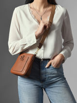 Sac Bandouli�re Mini Cameryn Cuir Lauren ralph lauren Jaune cameryn 31982184-vue-porte