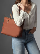 Schoudertas S Keaton 26 Nylon Lauren ralph lauren Bruin chadwick 31916737-vue-porte