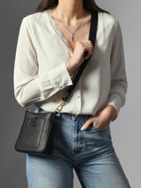 Sac Bandouli�re Mini Cameryn Cuir Lauren ralph lauren Noir cameryn 31982184-vue-porte
