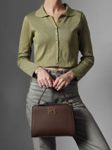 Cross Body Tas Argile Miniprix Bruin argile R1997-vue-porte