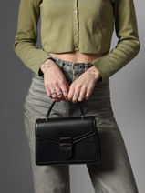 Cross Body Tas Wt Safiano Miniprix Zwart wt safiano F6917-vue-porte