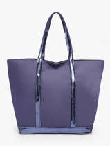 Le Cabas L Zipp� Paillettes Vanessa bruno Violet cabas 1V40409