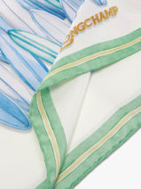 Longchamp Soie gots Sjaal Veelkleurig-vue-porte