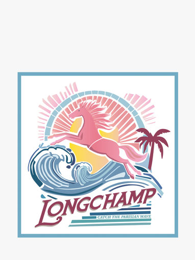 Longchamp Soie gots Sjaal Oranje