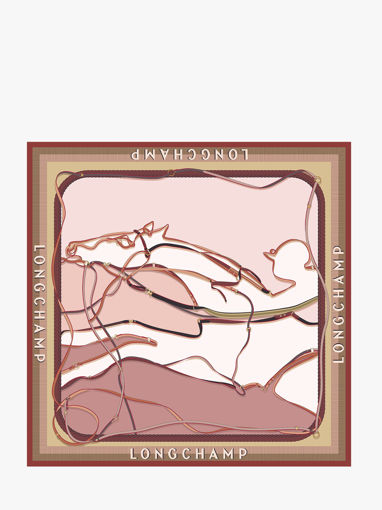 Longchamp Soie gots Etole Rose