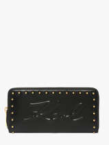 Portefeuille K/ville Studs Cuir Karl lagerfeld Noir k ville B1W32074