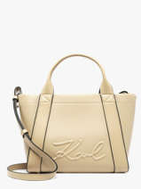 Sac Port� Main K/ville Cuir Karl lagerfeld Beige k ville B1W30067