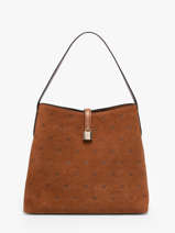 Sac Port� �paule K Autograph Cuir Karl lagerfeld Marron k autograph B1W30105