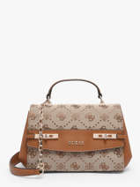Sac Bandouli�re Melinda Logo Polyester Guess Marron melinda logo JP990220