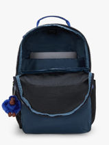Sac � Dos 1 Compartiment Kipling Bleu back to school / pbg PBGI5140-vue-porte