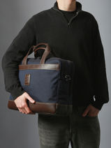 Longchamp Boxford Serviette Noir-vue-porte