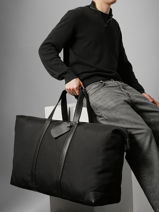 Longchamp Boxford Sac de voyage Noir-vue-porte