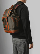 Longchamp Boxford Rugzak Blauw-vue-porte