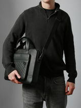 Porte Documents (main) Tommy hilfiger Noir modern tommy AM14002-vue-porte