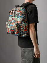 Sac � Dos 1 Compartiment + Pc 14" Eastpak Multicolore eastpak x gremlins A5BG4GRE-vue-porte