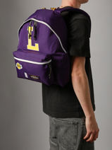 Sac � Dos Eastpak X Nba 1 Compartiment + Pc 14" Eastpak Violet eastpak x nba A5BG4NBA-vue-porte