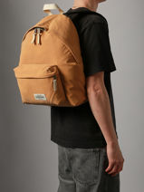 Sac � Dos 1 Compartiment Eastpak Rouge upgrained K620UPG-vue-porte