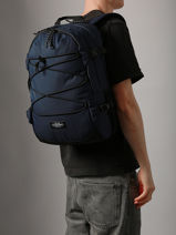 Sac � Dos 1 Compartiment + Pc 16" Eastpak Bleu core series EK0A5BL6-vue-porte
