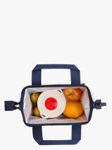 Lunchtas Cabaia Blauw lunch LUNCHBAG-vue-porte