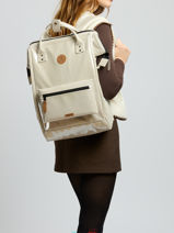 Adventurer Large - Rugzak  Cabaia Wit adventurer L-vue-porte