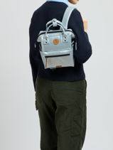 Sac � Dos Adventurer Polyester Recycl� Cabaia Argent adventurer XS-vue-porte