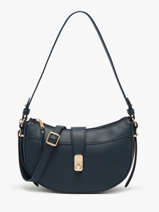 Sac Port� �paule Lys Hexagona Bleu lys 5620252