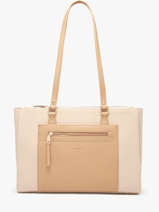 Sac Port� �paule Lys Hexagona Beige lys 5620255