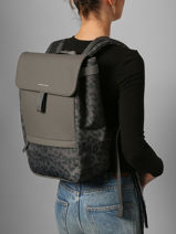 Fyn Leo - Sac � Dos 1 Compartiment + Pc 15" Kapten and son Gris leo L-vue-porte