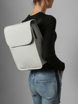 Sac � Dos Ucon acrobatics Blanc backpack S-vue-porte