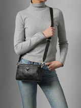 Cross Body Tas Cresidia Guess Zwart cresidia PD988872-vue-porte