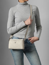 Sac Bandouli�re Cresidia Guess Blanc cresidia PD988872-vue-porte