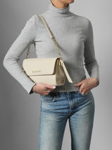 Sac Port� �paule Hira Valentino Blanc hira VBS9PD09-vue-porte