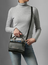 Cross Body Tas Hira Valentino Zwart hira VBS9PD37-vue-porte