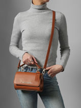 Cross Body Tas Hira Valentino Bruin hira VBS9PD37-vue-porte