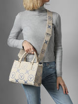 Handtas Samba Re Print Valentino Beige samba re print VBS9RS04-vue-porte