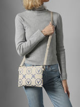 Sac Bandouli�re Samba Re Print Valentino Beige samba re print VBS9RS18-vue-porte