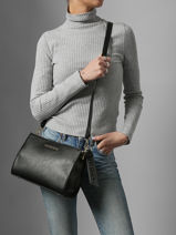 Sac Port� �paule Hira Valentino Noir hira VBS9PD04-vue-porte