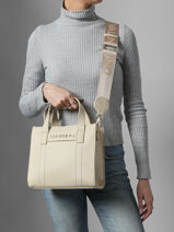 Sac Port� Main Aury Re Valentino Blanc aury re VBS9OB05-vue-porte