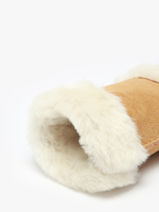 Gants Isotoner Marron women gloves 68663-vue-porte