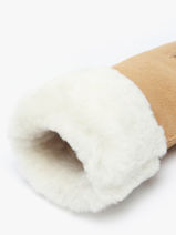 Gants Isotoner Marron women gloves 68667-vue-porte