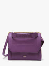 Sac � Main M Ninon Cuir Lancel Violet ninon A09222