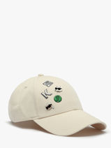 Casquette Ikon Multi Pin Karl lagerfeld Beige k ikon B1W33019-vue-porte