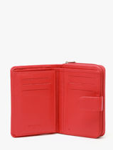 Portefeuille Confort Cuir Hexagona Rouge confort 461063-vue-porte