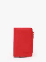 Porte-cartes Confort Cuir Hexagona Rouge confort 468429