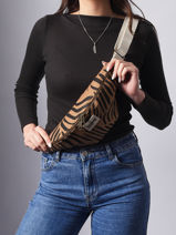 Heuptasje Hindbag Bruin tigre TI-vue-porte