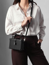 Cross Body Tas K Autograph Leder Karl lagerfeld Zwart k autograph B1W30100-vue-porte