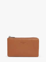 Porte-monnaie Cuir Hexagona Marron confort 468321
