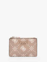 Porte-cartes Guess Beige carrie logo GP989850