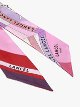 Zijden Lint Parasol 82x5,5cm Lancel Roze charms A14131-vue-porte